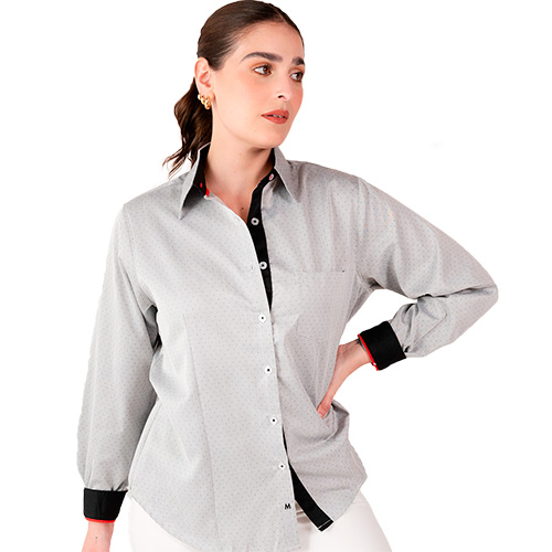 CAMISA MAG DUBAI DAMA MANGA LARGA - Vista 2